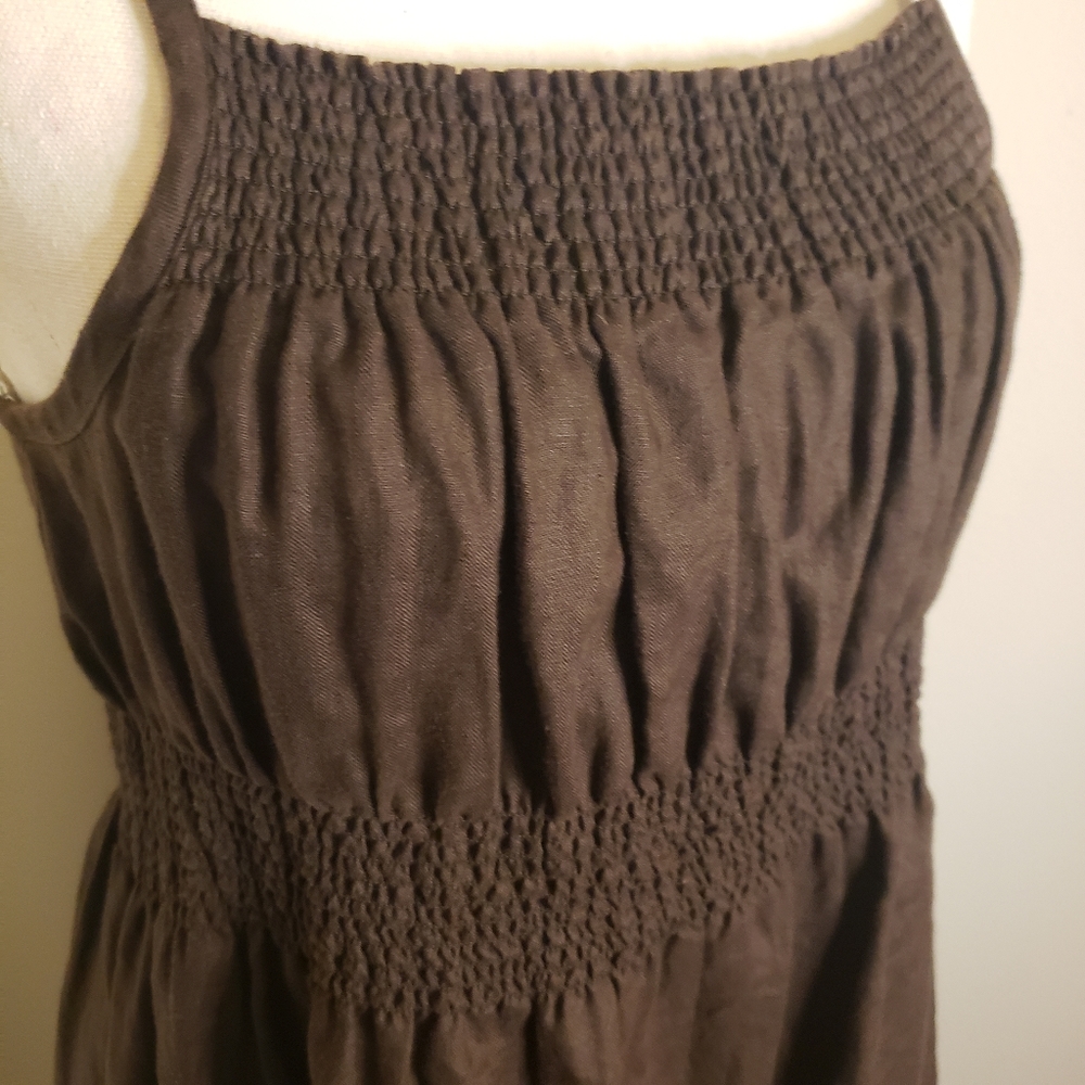 Brown Linen Dress - Calvin Klein